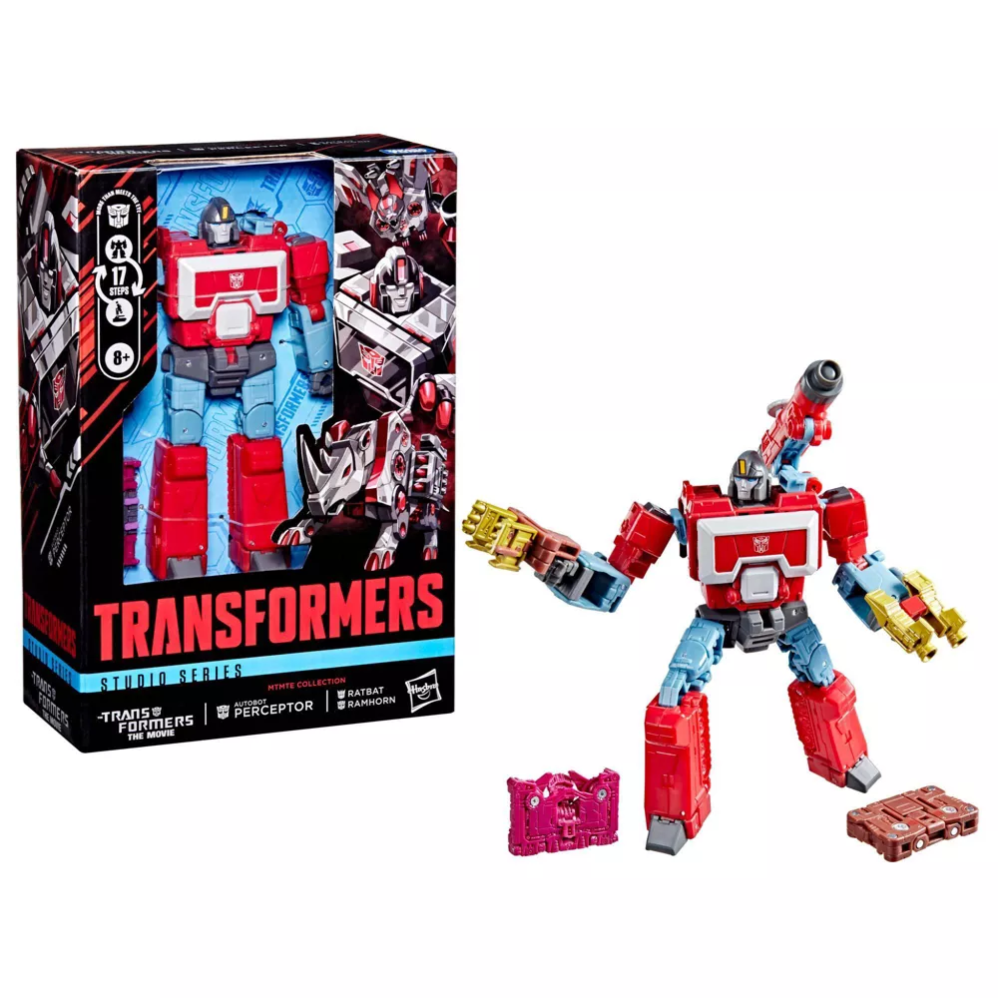 Transformers Studio Series Exclusive Deluxe Class Transformers: The Movie Autobot Perceptor - Action Figures
