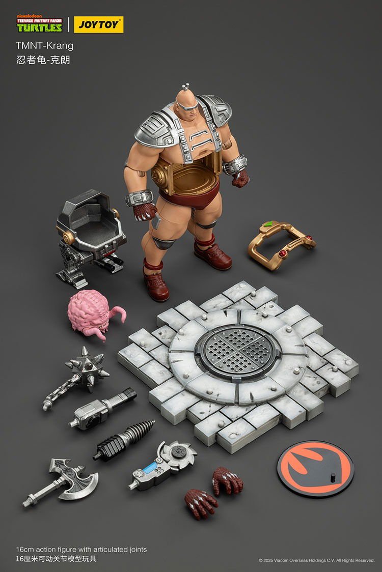 Joy Toy Teenage Mutant Ninja Turtles Krang (1:18 Scale) - Action Figures