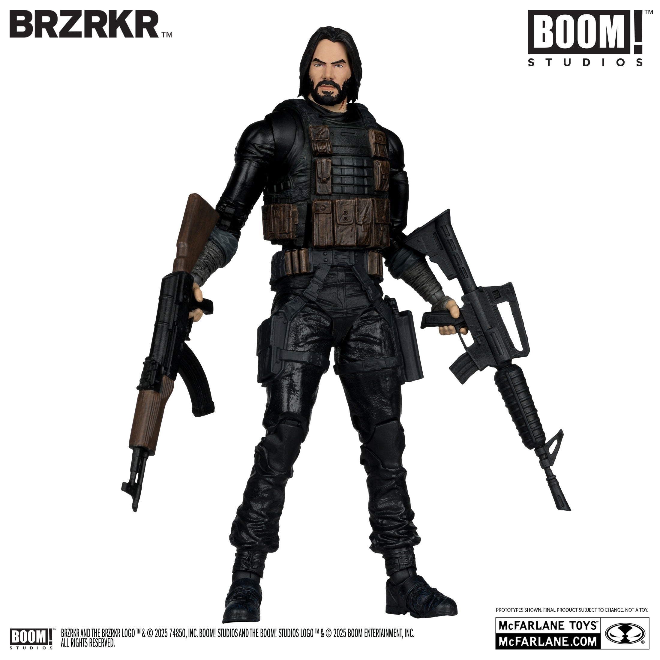 McFarlane Toys BRZRKR ’B’ with McFarlane Toys Digital Collectible - Action Figures
