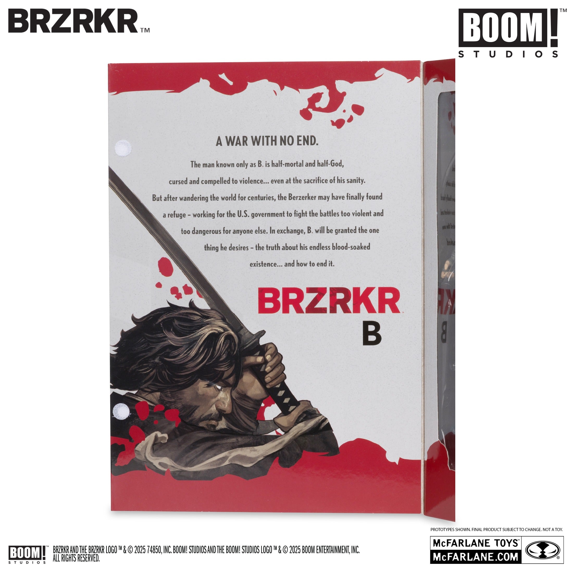 McFarlane Toys BRZRKR ’B’ with McFarlane Toys Digital Collectible - Action Figures
