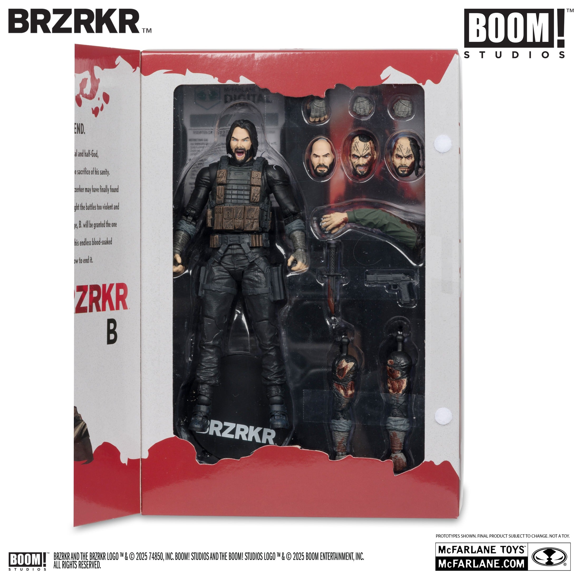 McFarlane Toys BRZRKR ’B’ with McFarlane Toys Digital Collectible - Action Figures