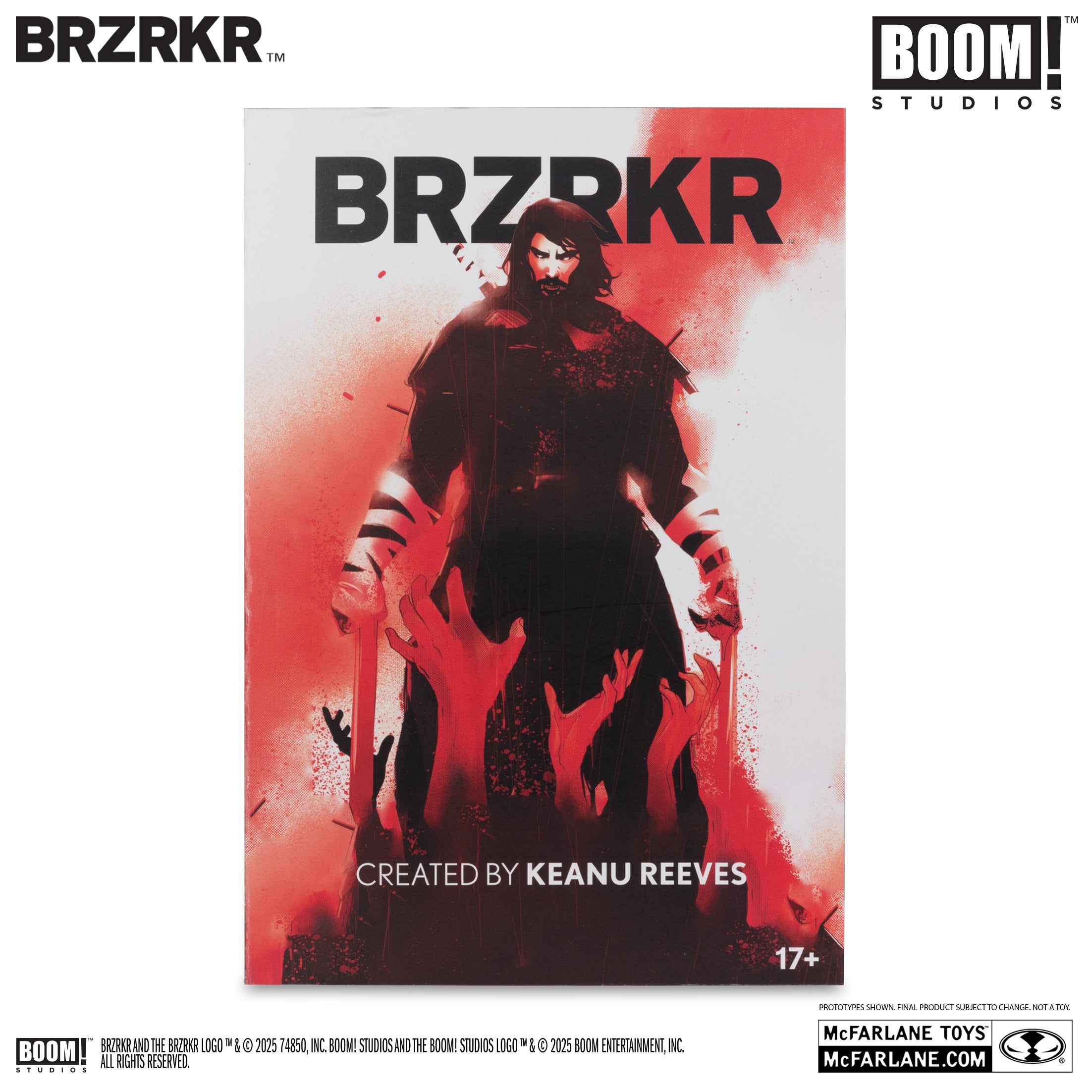 McFarlane Toys BRZRKR ’B’ with McFarlane Toys Digital Collectible - Action Figures