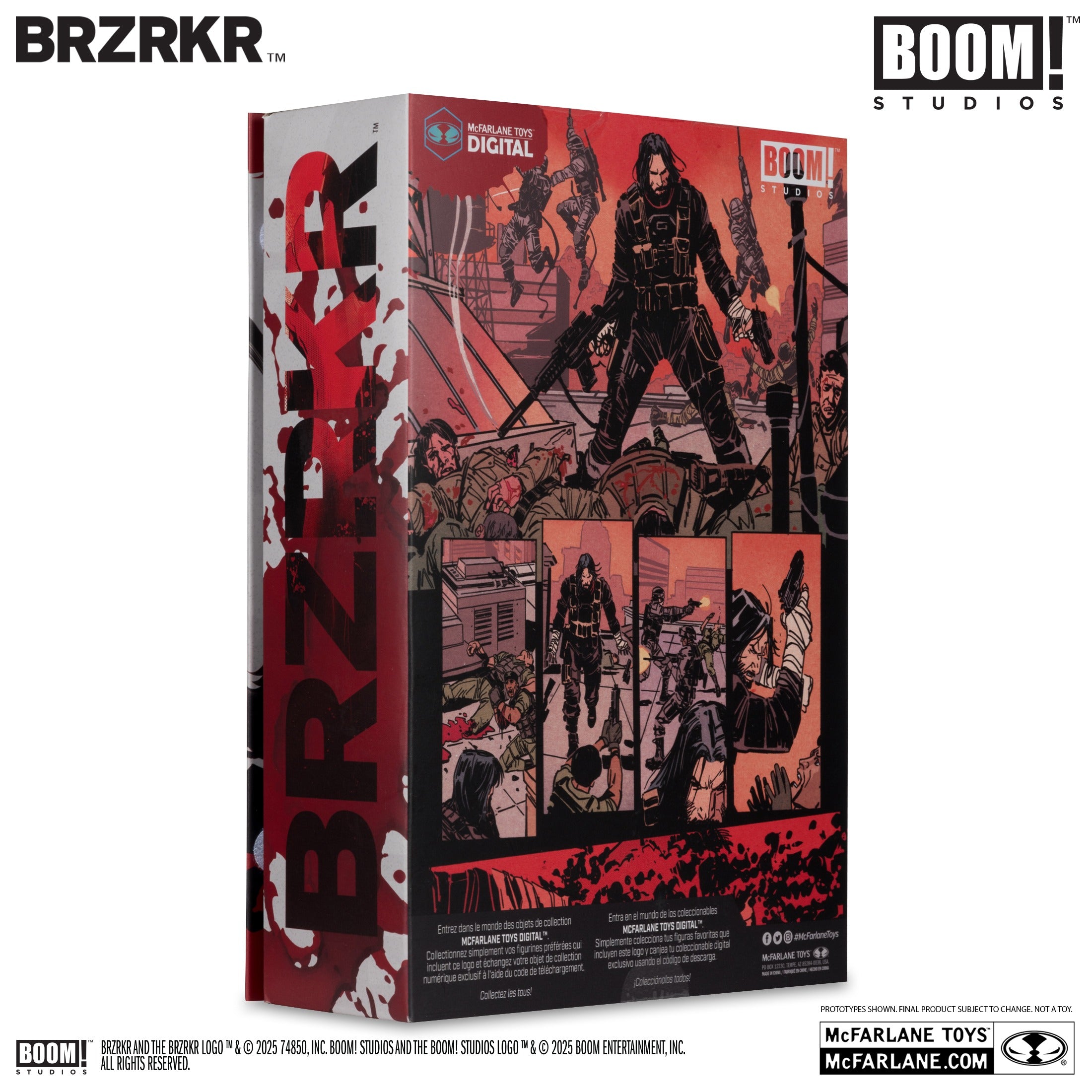 McFarlane Toys BRZRKR ’B’ with McFarlane Toys Digital Collectible - Action Figures