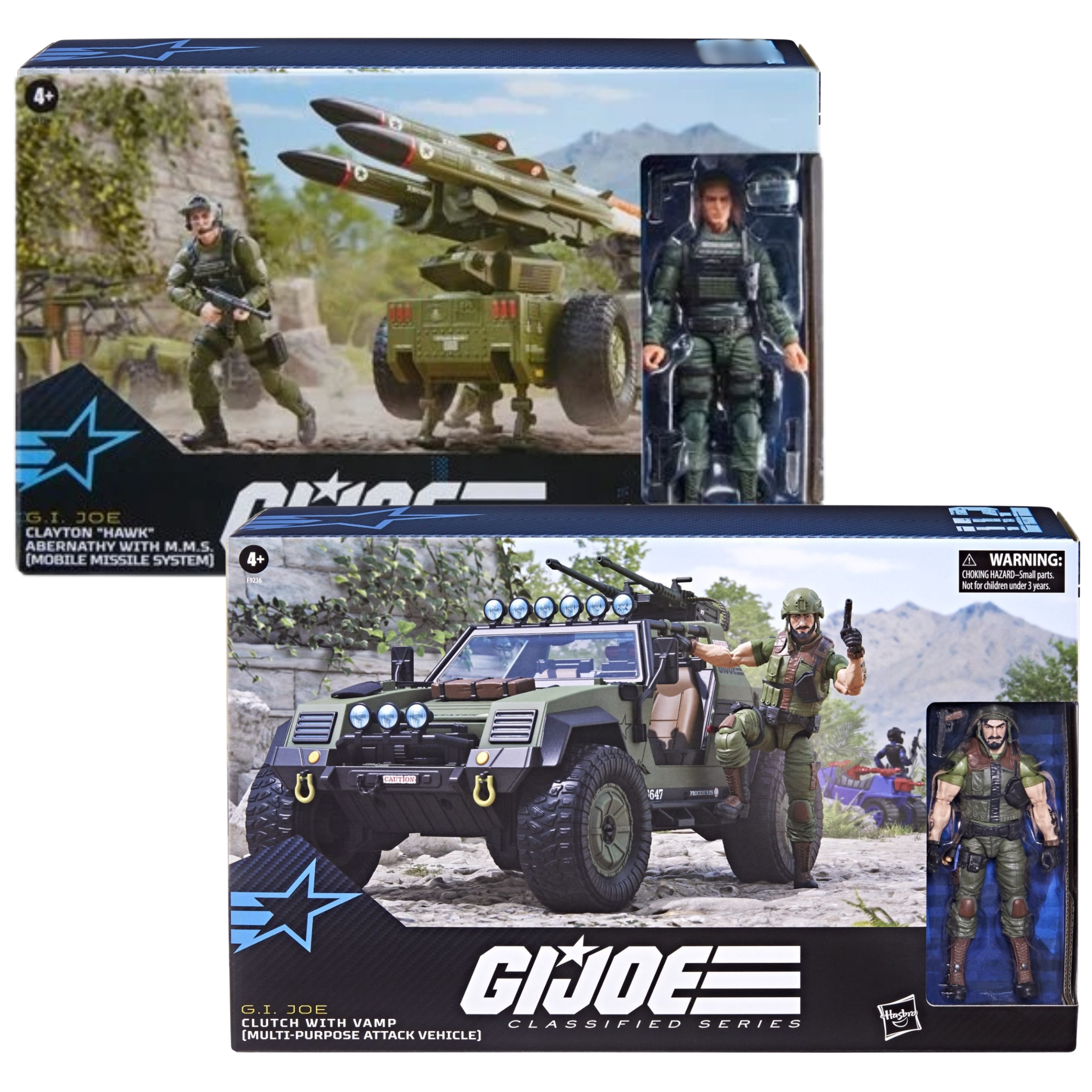 G.I. Joe Classified Series Vehicle Bundle: #112 VAMP & #182 M.M.S. - Action Figures