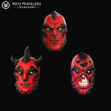 MetaTravelers Legendari Villan Head Pack