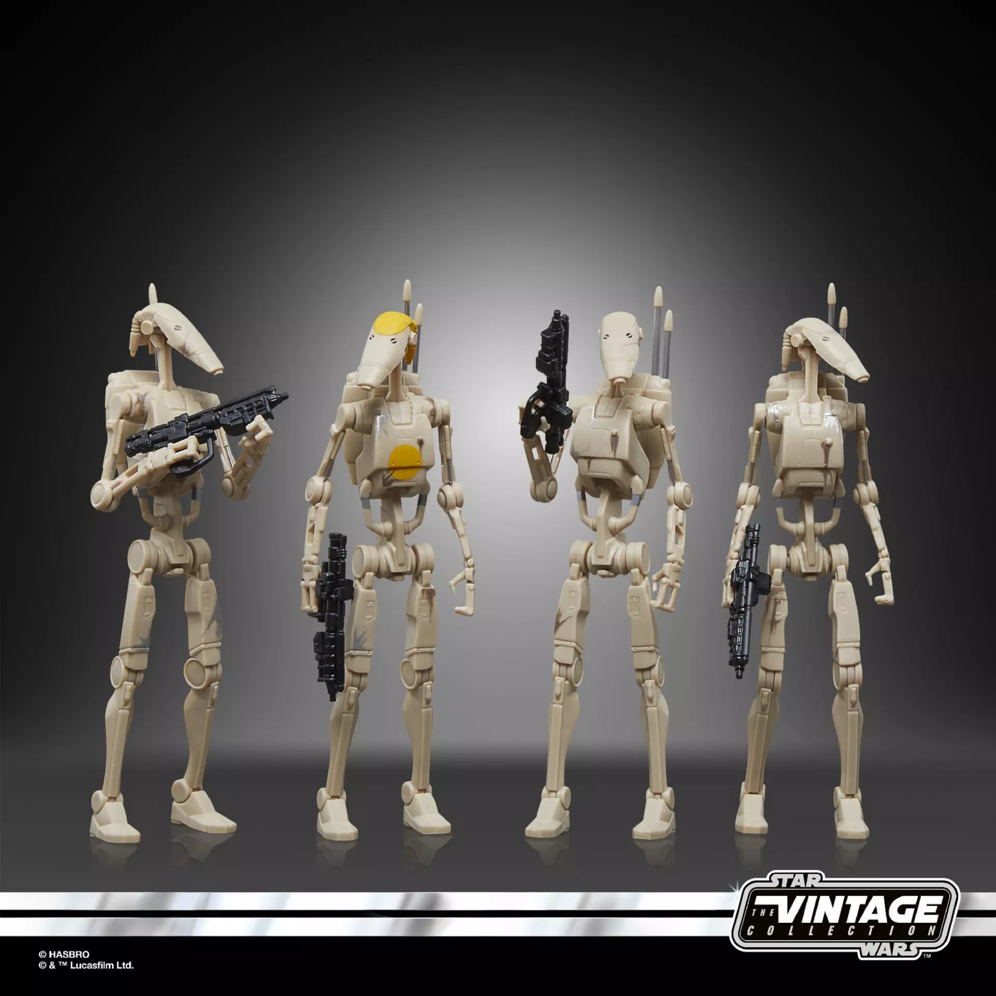 Star Wars The Vintage Collection Battle Droid 4-Pack - Action Figures