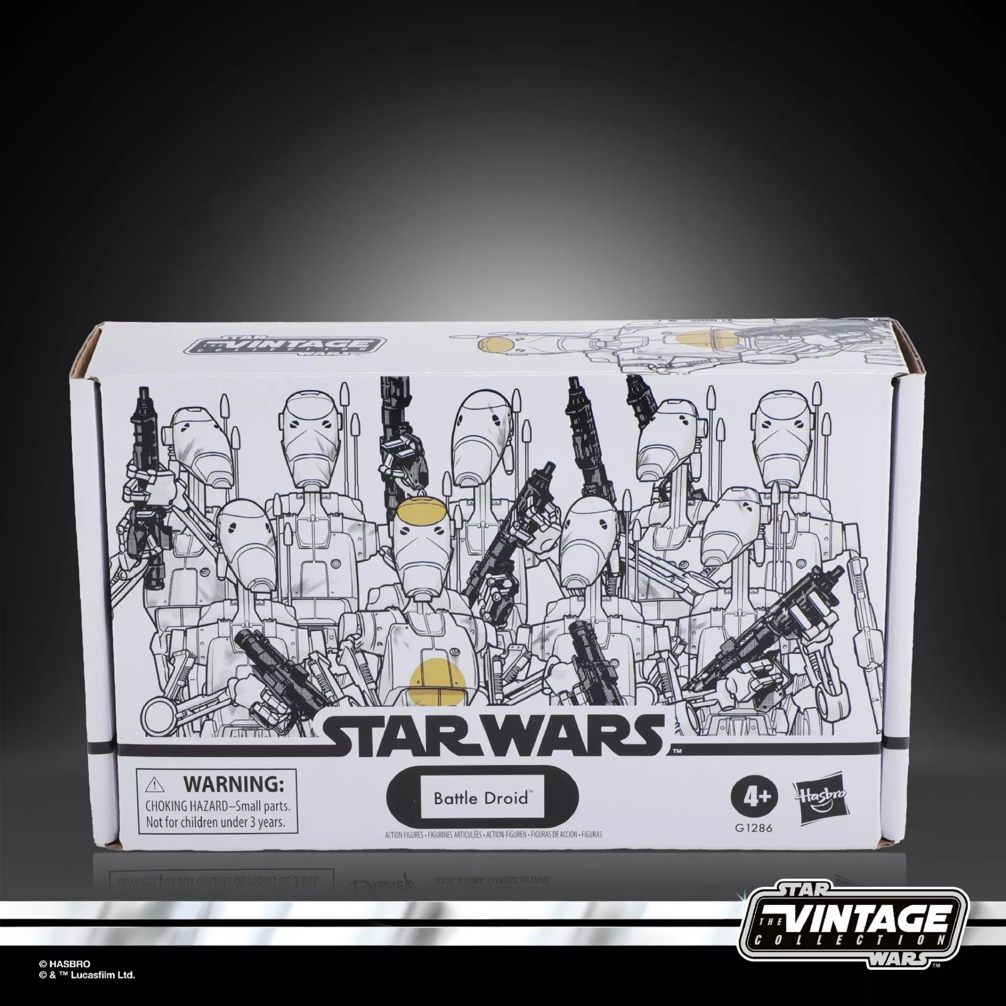 Star Wars The Vintage Collection Battle Droid 4-Pack - Action Figures