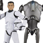 Star Wars Black Series Phase I Clone Trooper & Super Battle Droid 2-Pack - Action Figures
