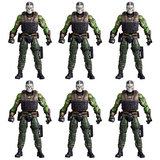 GI Joe Grim Viper ARMY BUILDER SET OF 6