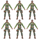 G.I. Joe Classified Series Retro G.I. Joe Trooper ARMY BUILDER SET OF 6