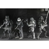 NECA Universal Monsters Teenage Mutant Ninja Turtles Black & White 4-Pack