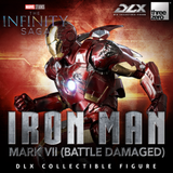 Threezero DLX Marvel Studios: The Infinity Saga Iron Man Mark 7 (Battle Damaged)