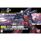 Mobile Suit Gundam HGUC RX-77-2 Guncannon 1/144 Scale Model Kit