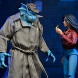 NECA Gargoyles Ultimate “Silver Falcon” Detective Broadway (w/Closed Wings)