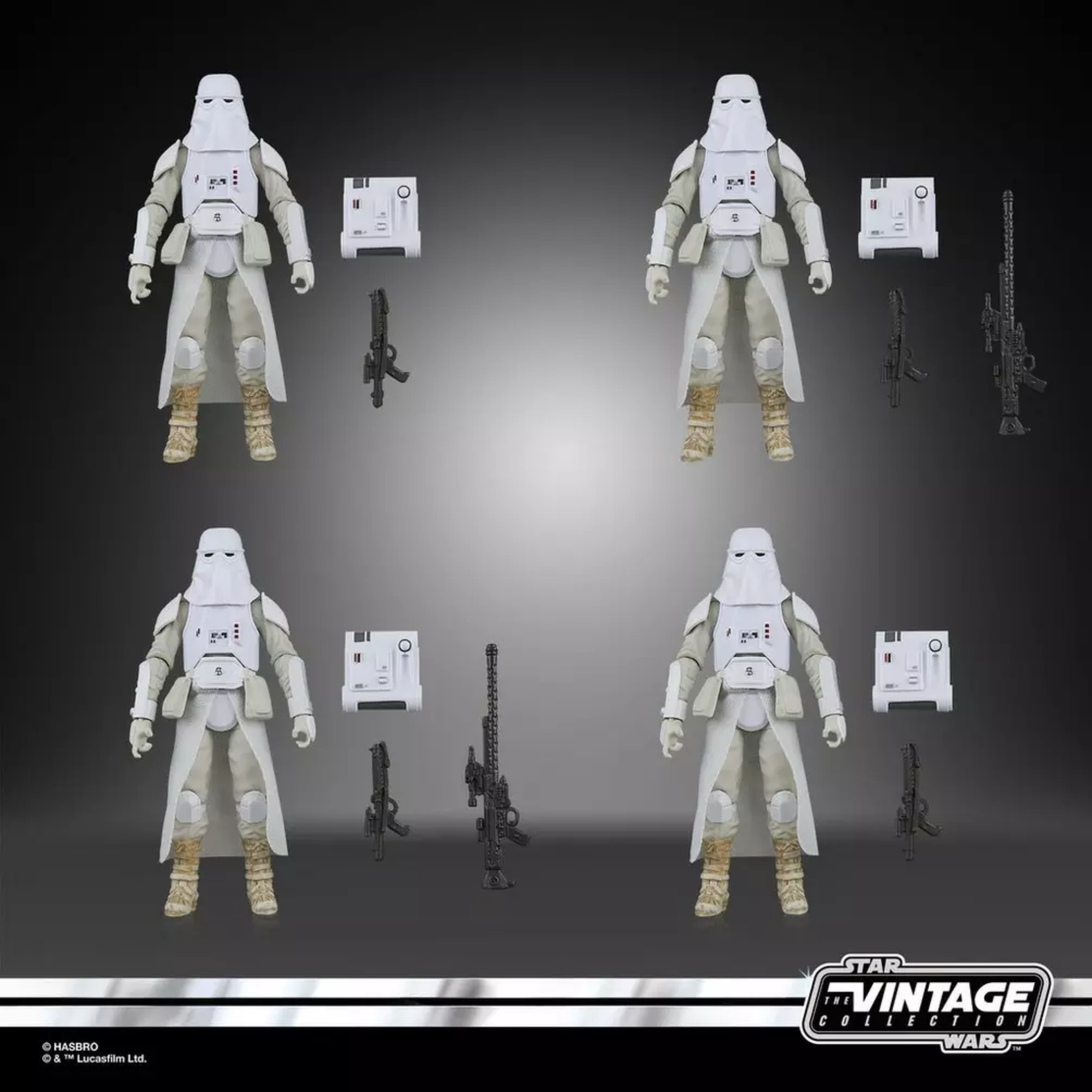 Star Wars The Vintage Collection Snowtrooper 4-Pack - Action Figures