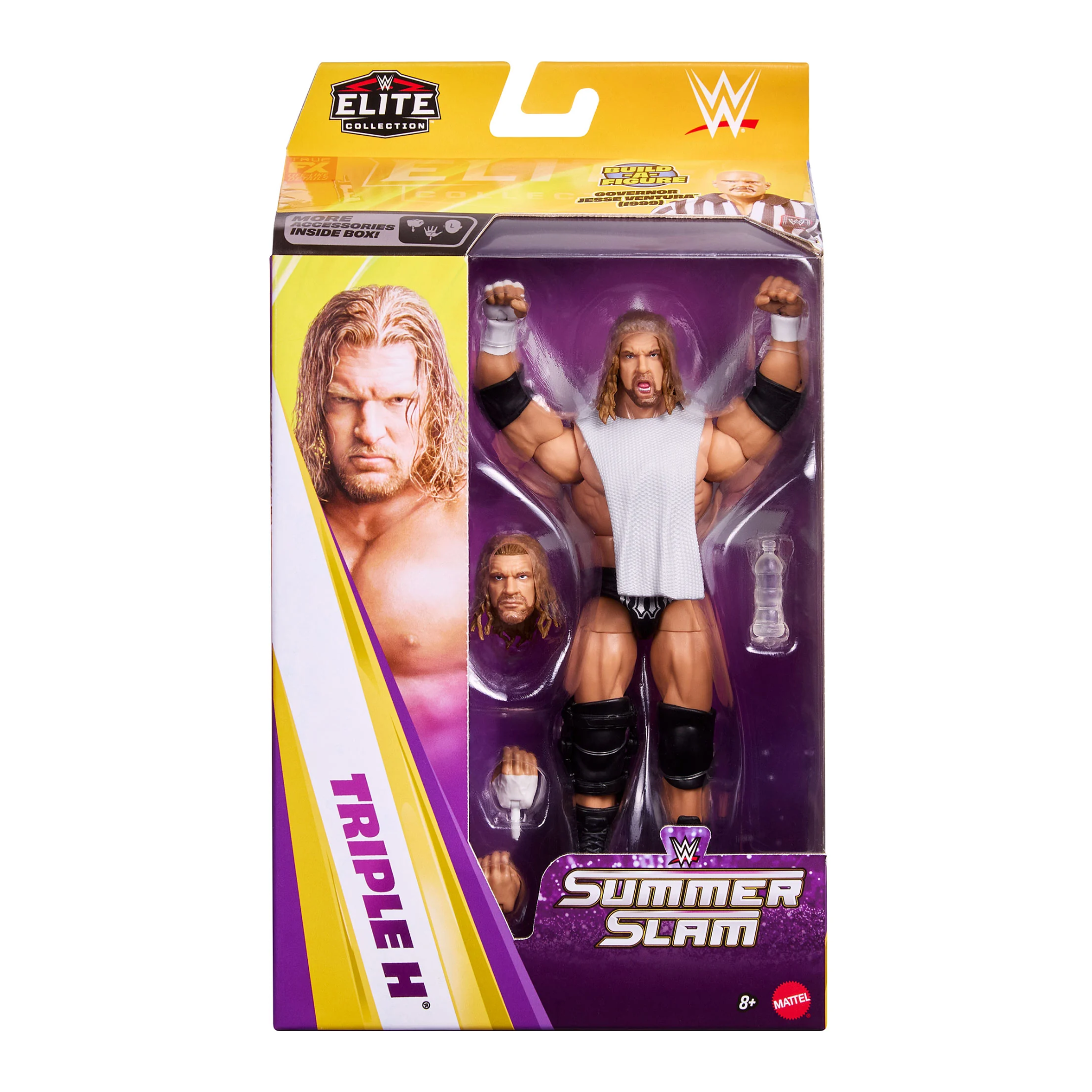 WWE Elite Summerslam ’99 Triple H (Jesse Ventura Build-A-Figure) - Action Figures