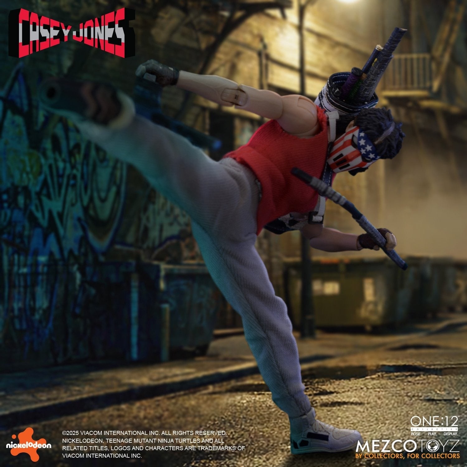 Teenage Mutant Ninja Turtles Mezco One:12 Collective Casey Jones - Action Figures