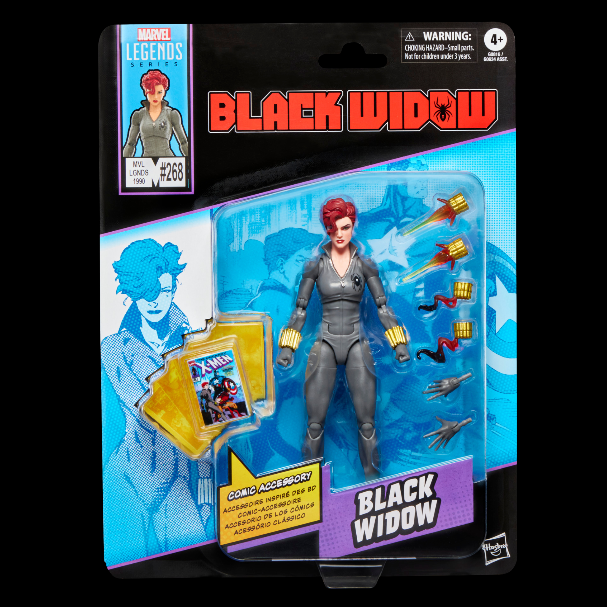 Marvel Legends Series Black Widow (1990’s Uncanny X-Men #268 Mini-Comic) - Action Figures
