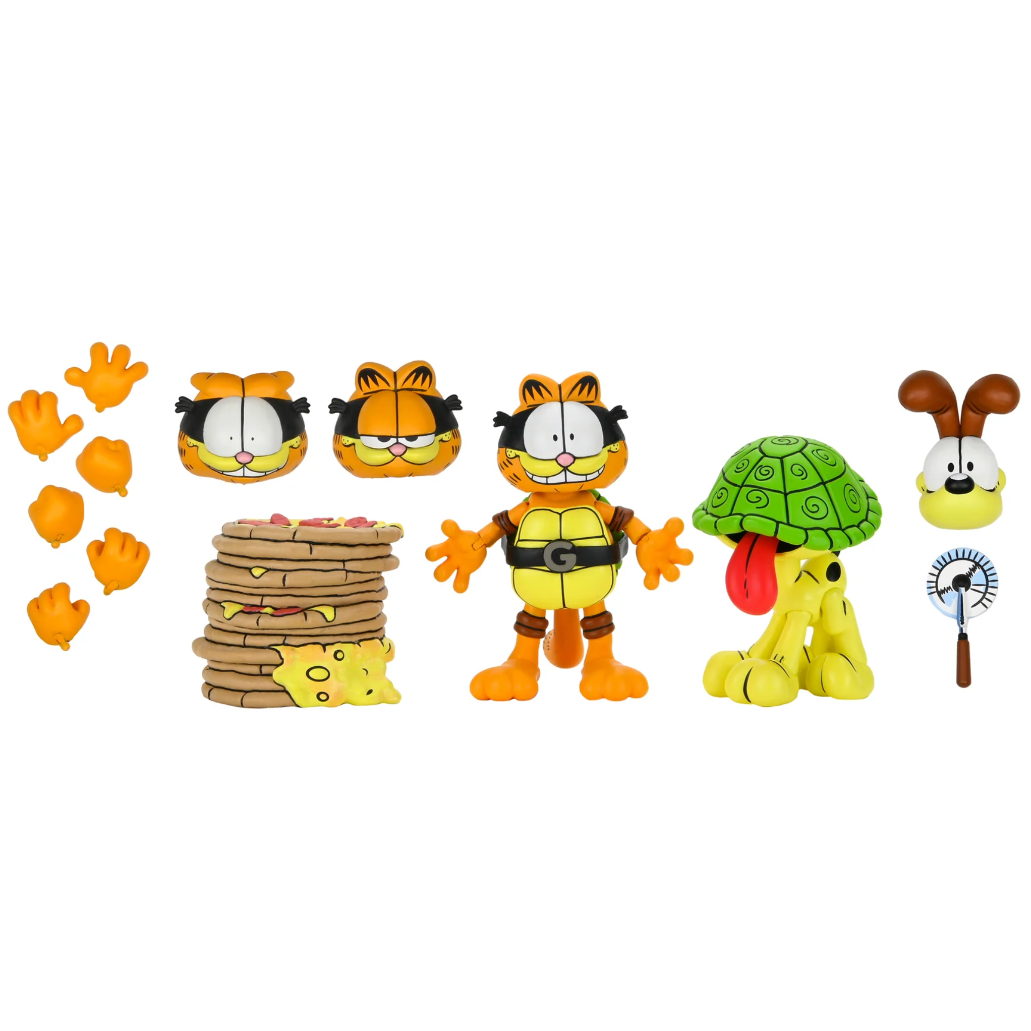 NECA Teenage Mutant Ninja Turtles x Garfield Archie Comics Ultimate Garfello & Odie 2-Pack - Action Figures