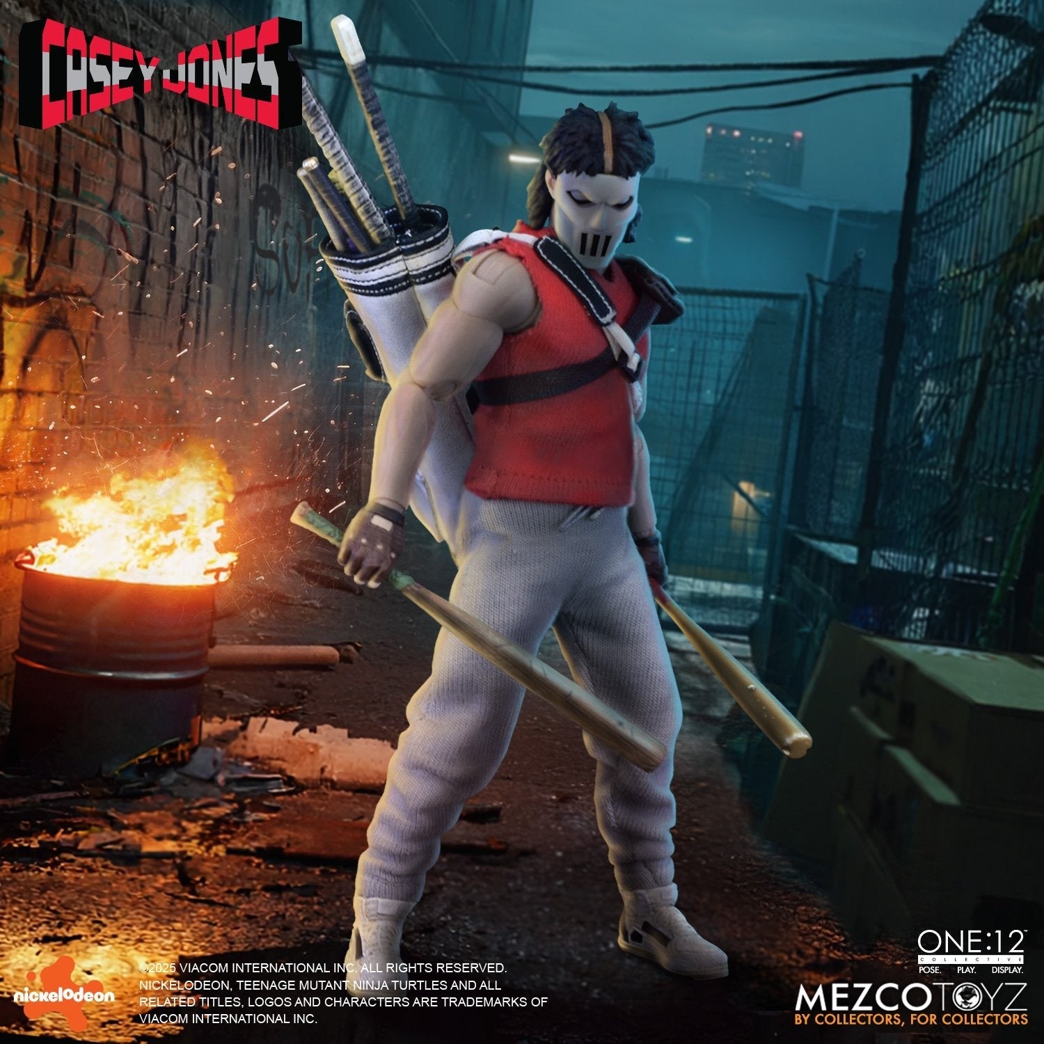 Teenage Mutant Ninja Turtles Mezco One:12 Collective Casey Jones - Action Figures