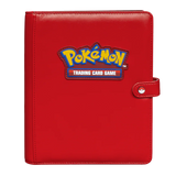 Ultra Pro Pokémon Premium Red 4-Pocket Snap Binder