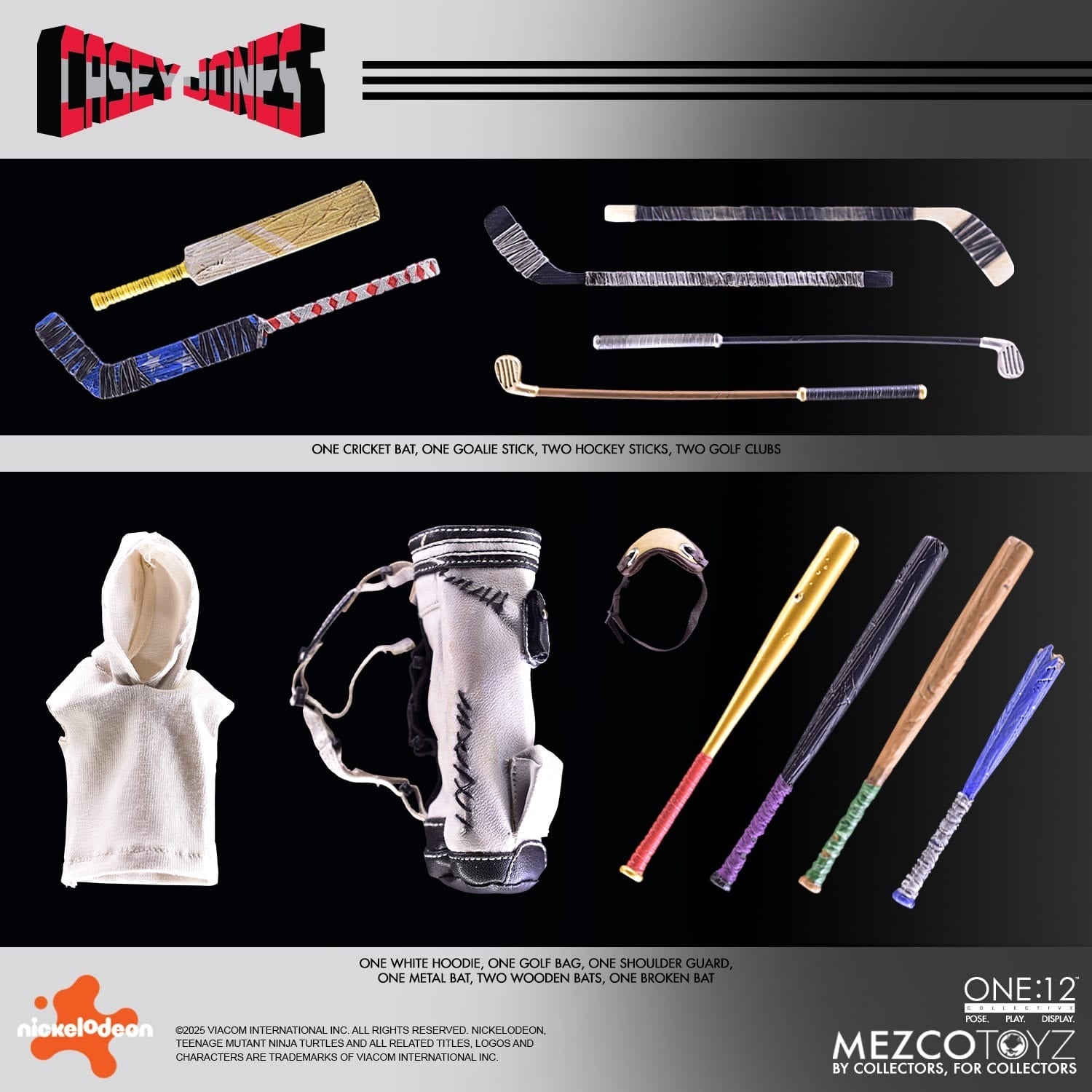 Teenage Mutant Ninja Turtles Mezco One:12 Collective Casey Jones - Action Figures