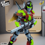 Boss Fight Studios Epic H.A.C.K.S. 1:12 Scale Action Figure: CGT Combat Drone / Agile Battle Robot