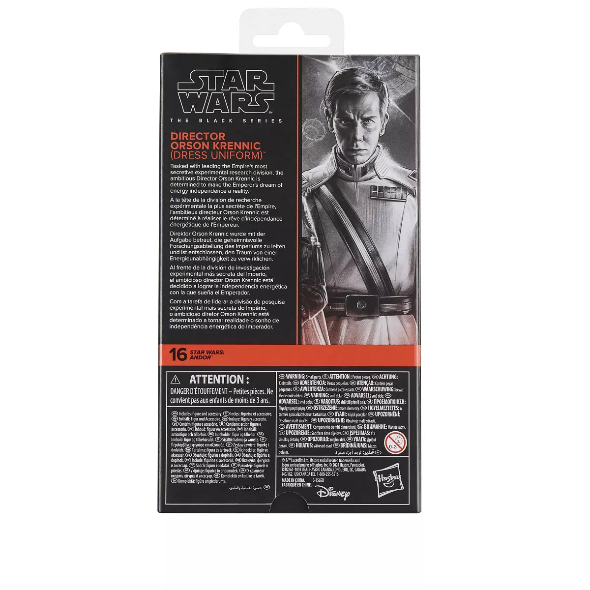 Star Wars The Black Series Exclusive Director Orson Krennic (Dress Uniform) - Action Figures