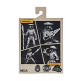 NECA Teenage Mutant Ninja Turtles Mirage Ultimate Black & White Elite Foot Ninja Guard