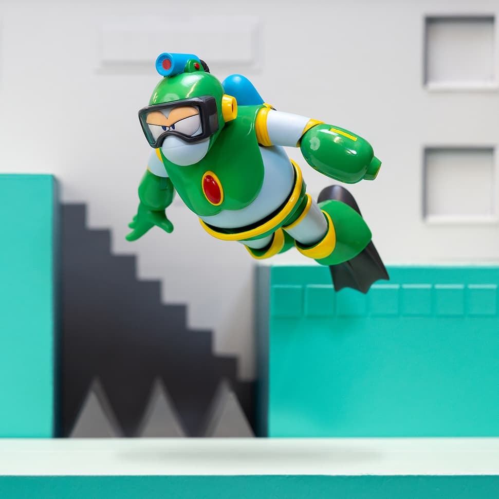 Mega Man Deluxe Bubble Man - Action Figures