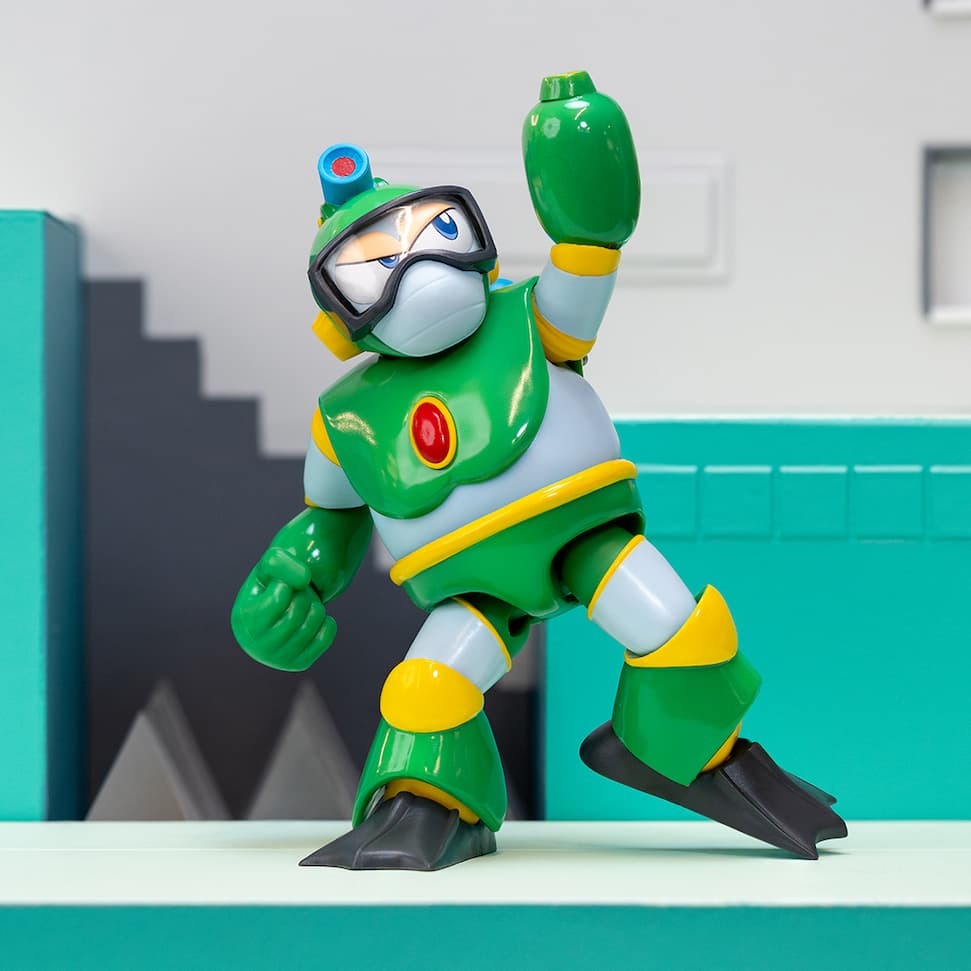 Mega Man Deluxe Bubble Man - Action Figures