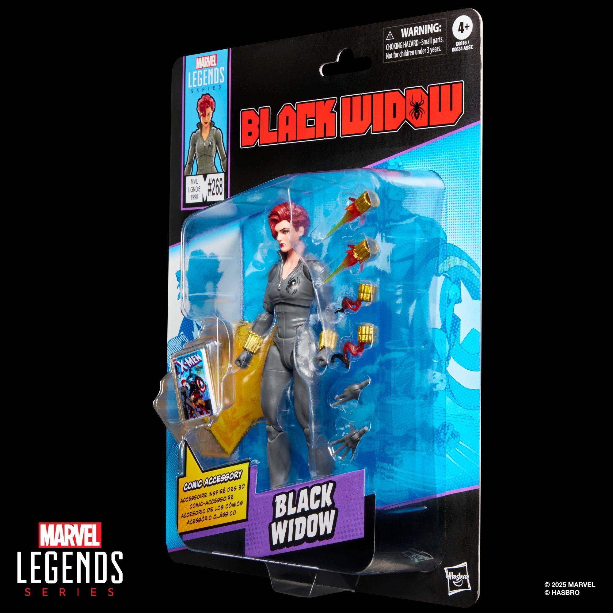 Marvel Legends Series Black Widow (1990’s Uncanny X-Men #268 Mini-Comic) - Action Figures
