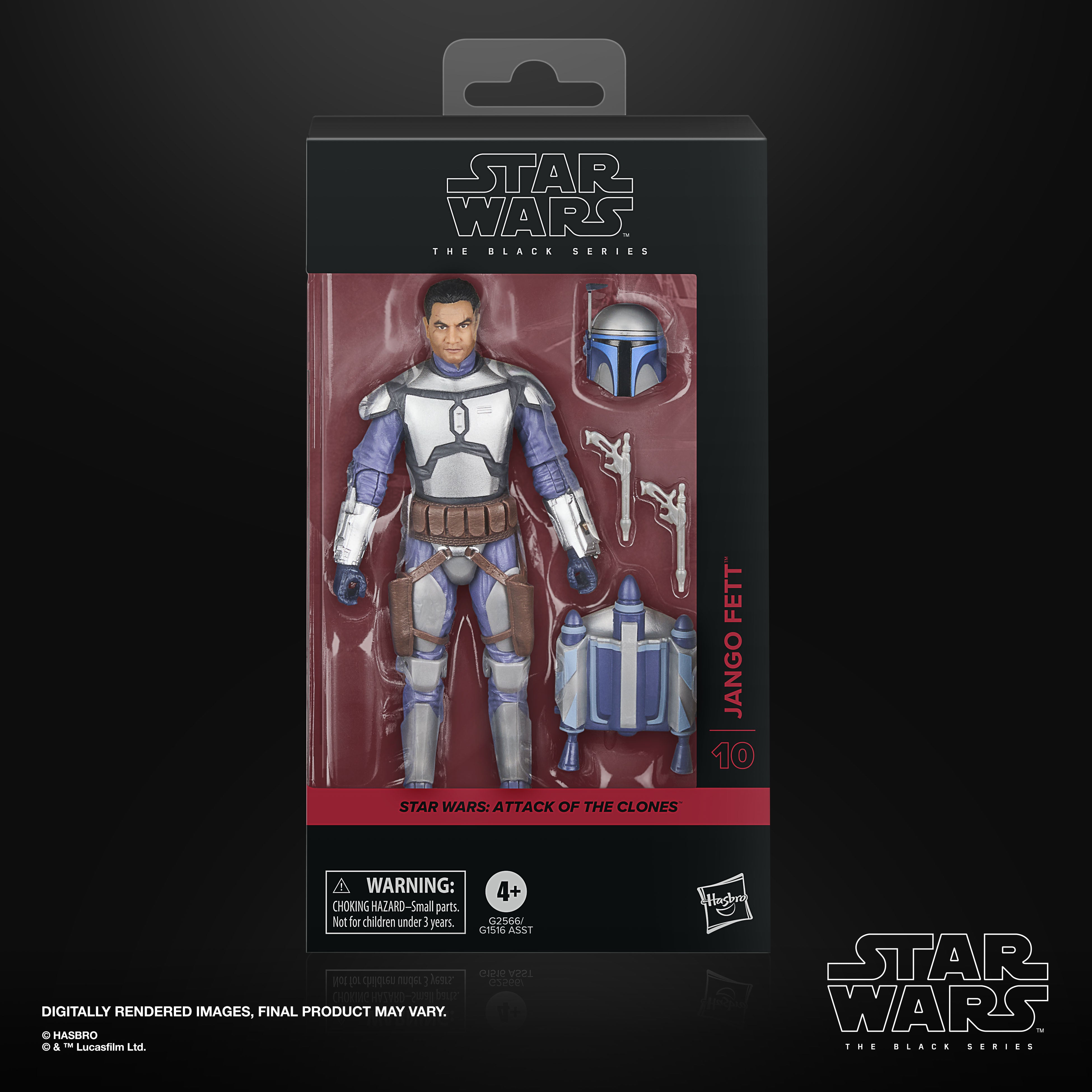 Star Wars The Black Series Jango Fett (Attack of the Clones) - Action Figures