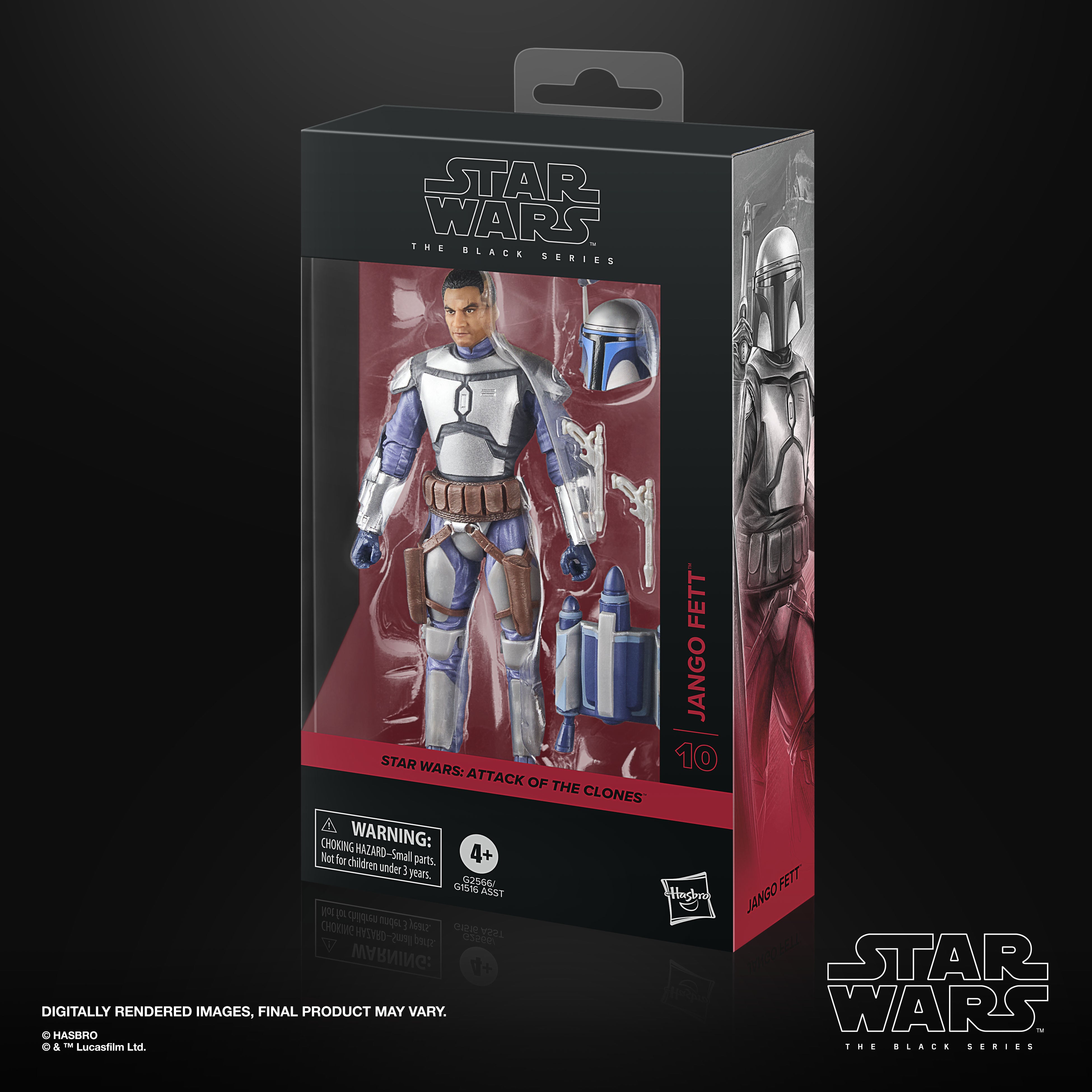 Star Wars The Black Series Jango Fett (Attack of the Clones) - Action Figures