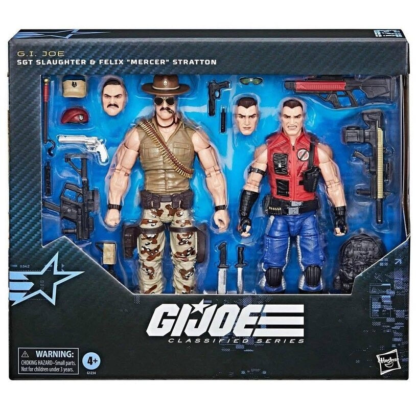G.I. Joe Classified Series #173 Sgt Slaughter & Felix ’Mercer’ Stratton 2-Pack - Action Figures