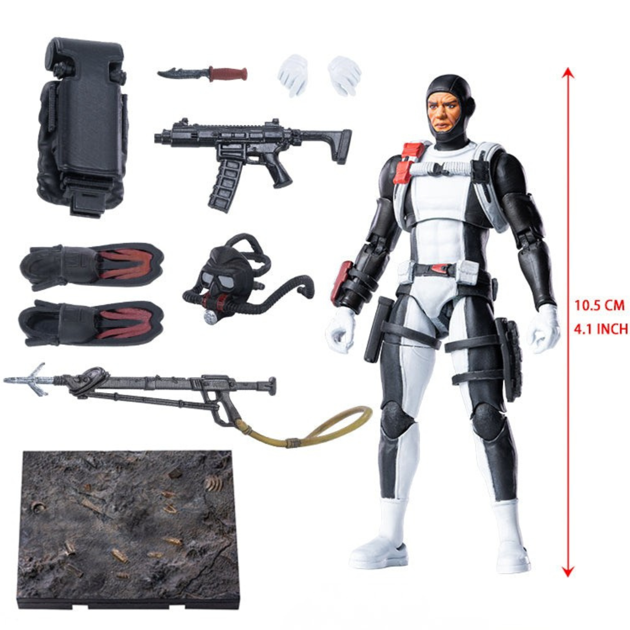 HIYA Toys G.I.Joe Exquisite Mini Series Torpedo - Action Figures