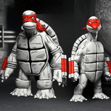 NECA Teenage Mutant Ninja Turtles Mirage Black & White First Turtles 2-Pack