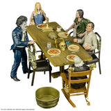 Texas Chainsaw Massacre Dinner Scene Playset with Sally & Grandma (5" Scale)