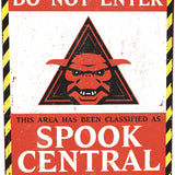Ghostbusters "Spook Central" Metal Sign