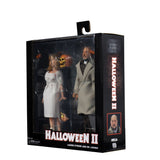 NECA 1981 Halloween 2 Dr. Loomis and Laurie Strode 2-Pack (8” Clothed Scale)