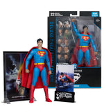 DC Multiverse Theatrical Superman 1978 (3 Extra Heads & 8 Hands & Mini Comic Poster)