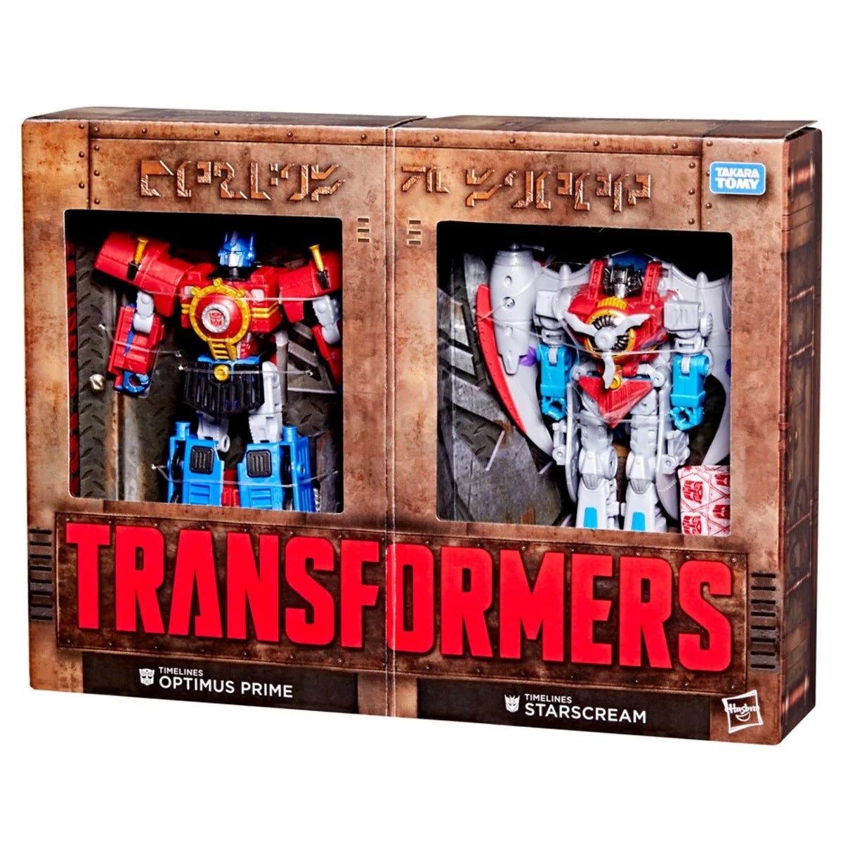 Transformers Timelines Hearts of Steel Comic Edition Optimus Prime and Starscream - Action Figures