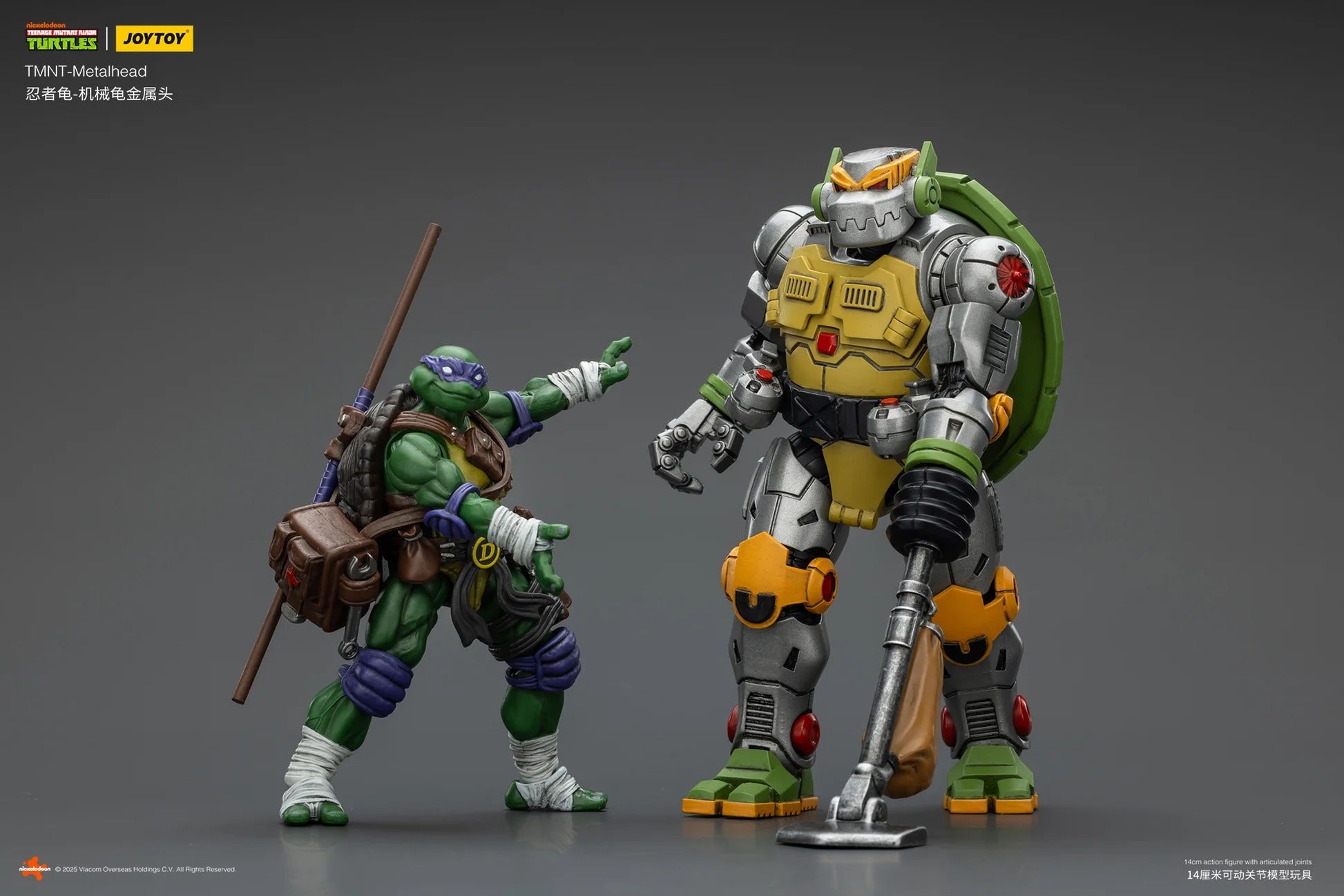 Joy Toy Teenage Mutant Ninja Turtles Metalhead (1:18 Scale) - Action Figures