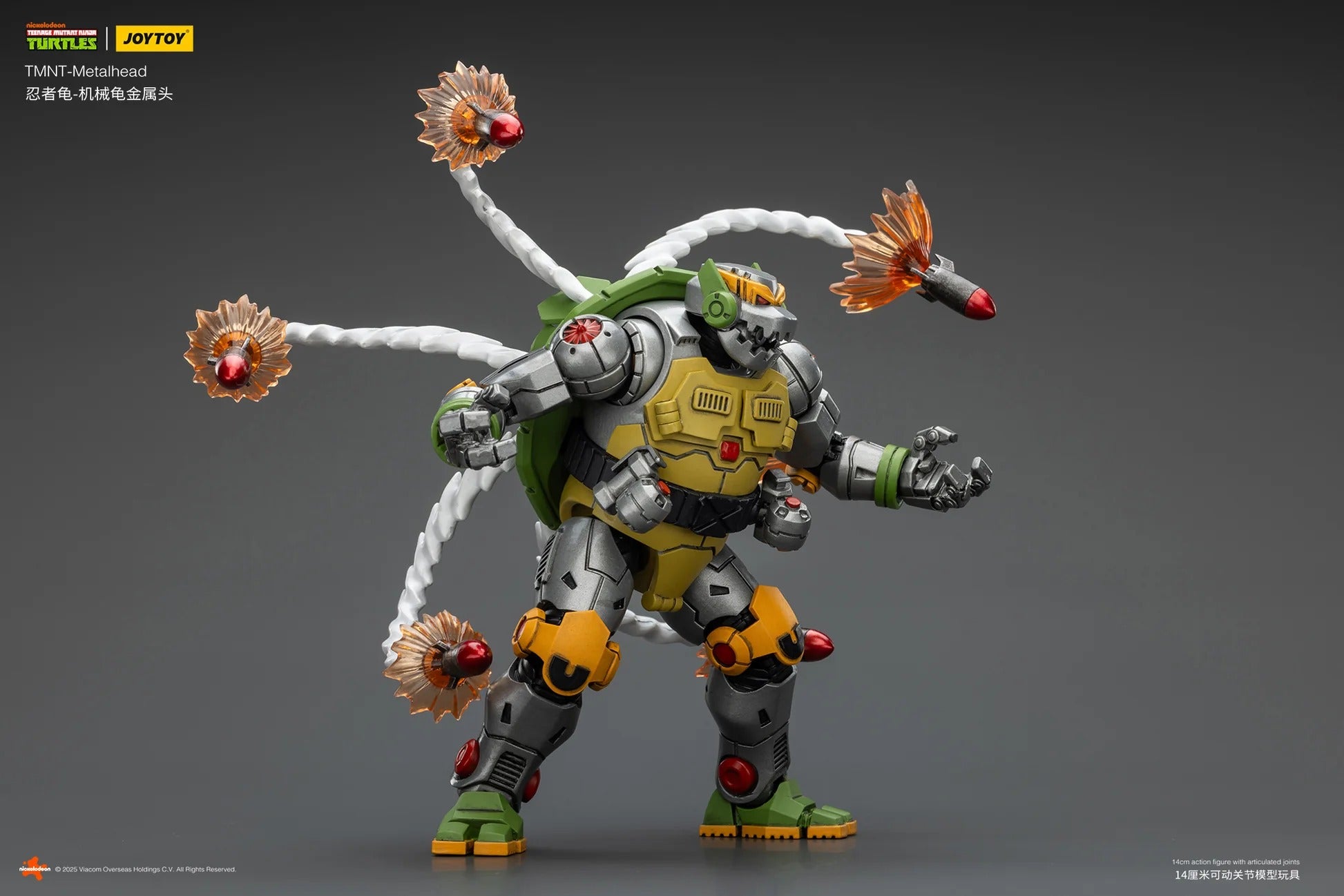 Joy Toy Teenage Mutant Ninja Turtles Metalhead (1:18 Scale) - Action Figures