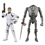 Star Wars Black Series Phase I Clone Trooper & Super Battle Droid 2-Pack - Action Figures