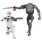 Star Wars Black Series Phase I Clone Trooper & Super Battle Droid 2-Pack - Action Figures