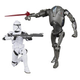 Star Wars Black Series Phase I Clone Trooper & Super Battle Droid 2-Pack - Action Figures