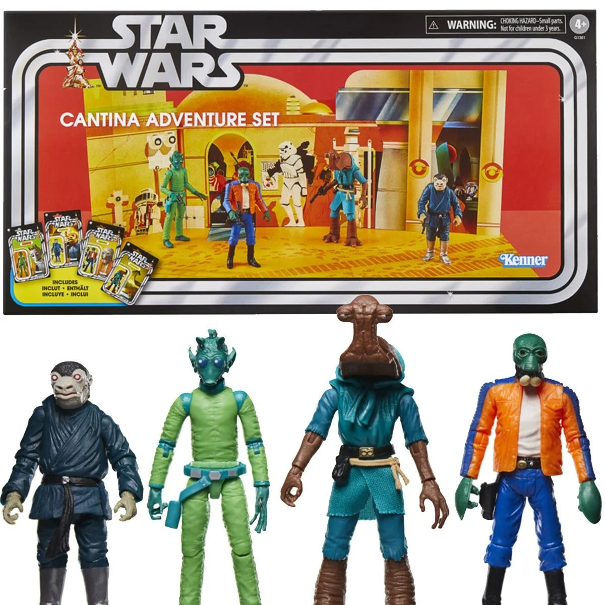 Star Wars The Vintage Collection Cantina Adventure Set 4-Pack - Action Figures