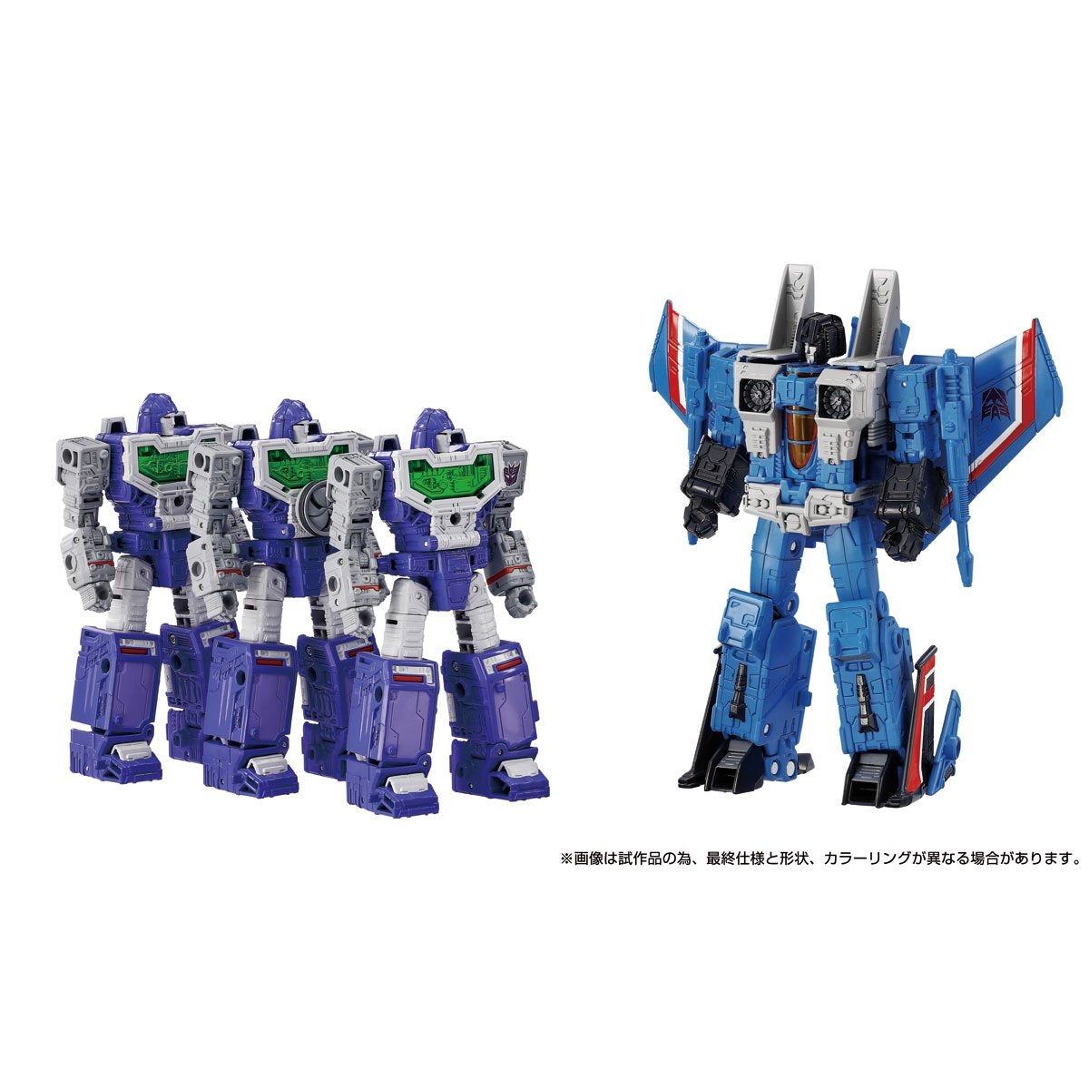 Transformers Takara Tomy Dramatic Capture Series Decepticons Part 1 Reflector and Thundercracker Set - Action Figures