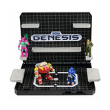 Console Heroes Sega Genesis Supervillain Boss Bundle Playset with Cartridge Storage Tray - Action Figures